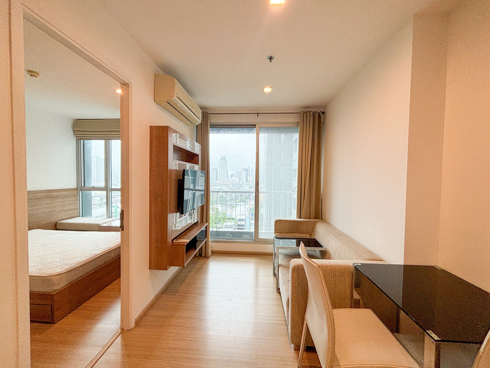 🏡 FOR RENT | RHYTHM Sukhumvit 50 🚆 Only approx. 200 m to BTS On Nut ✨ 35 sq.m. | 16th Floor | Built-in Furniture | Unblocked View 🔥 NEW PRICE — ONLY THB 17,000/Month 
