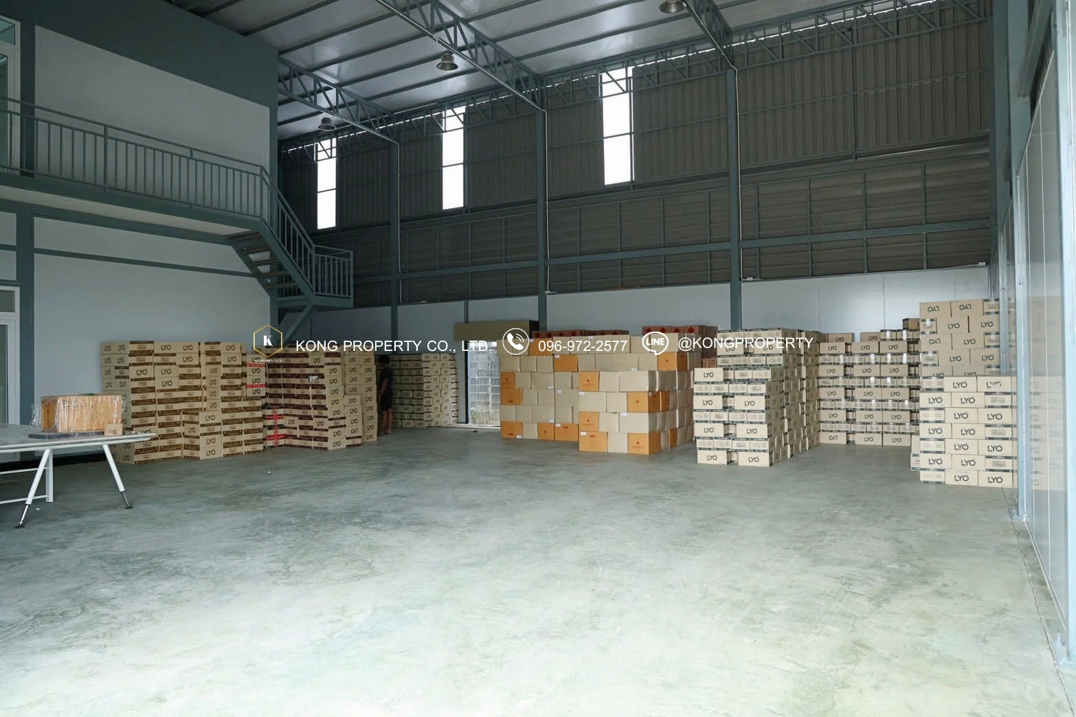 Warehouse for rent, location Rangsit - Lam Luk Ka, Khlong 4, Pathum Thani, area 470 sq m. – รูปที่ 4