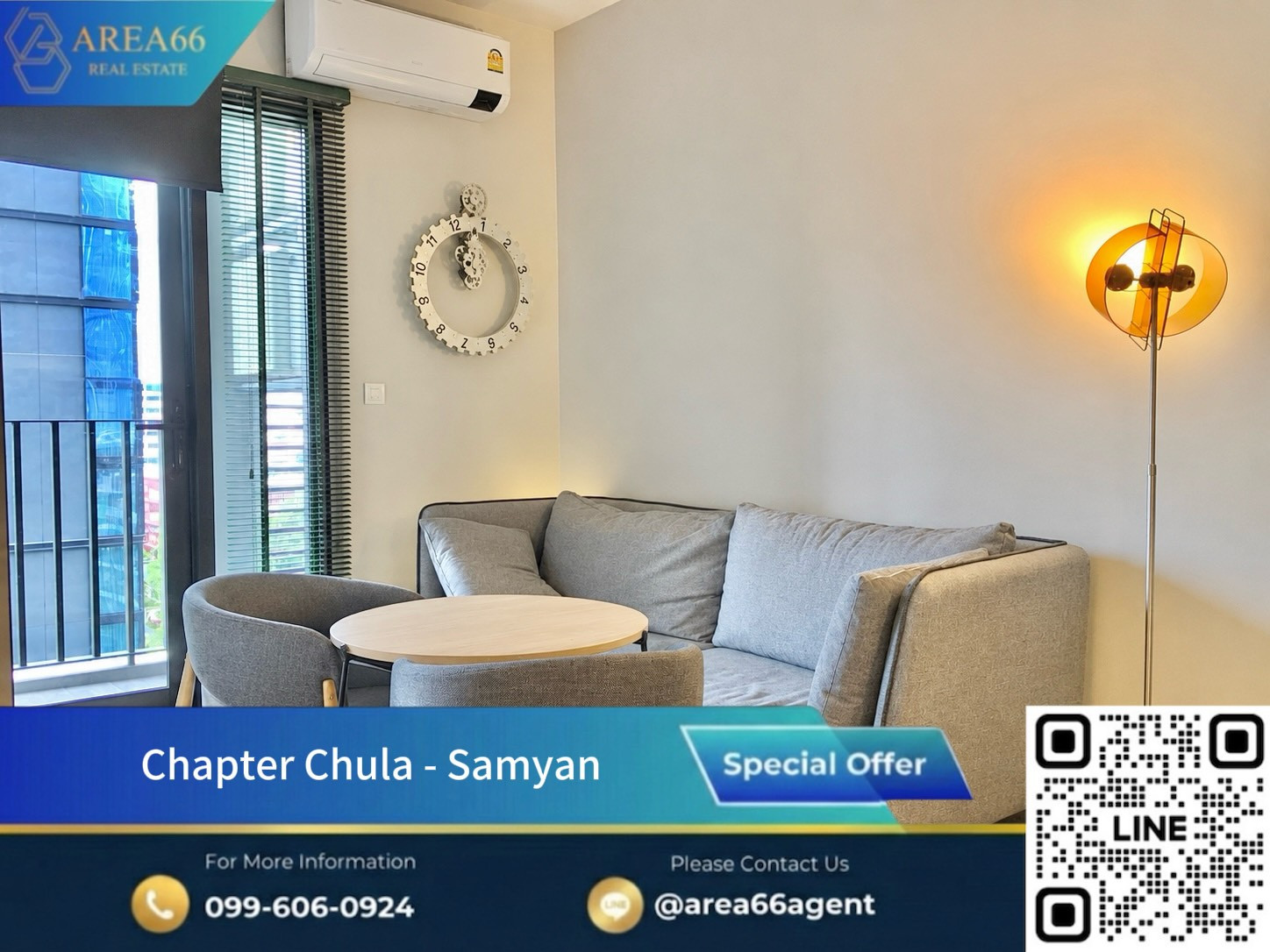 🔥 ขายคอนโดน่าอยู่❗️โอกาสดีสำหรับคนที่อยากมีคอนโดเป็นของตัวเอง Chapter Chula - Samyan