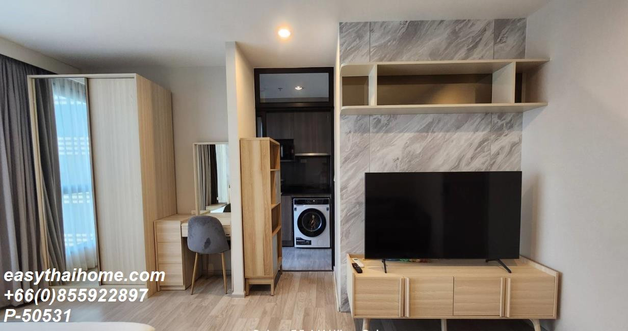 P-50531 ให้เช่า Ideo Mobi Sukhumvit East Point (ไอดีโอ โมบิ สุขุมวิท อีสต์พอยท์) | ห้องสตูดิโอ | 30 ตร.ม. | ชั้น 23 | วิวเมือง | เฟอร์นิเจอร์ครบ | 13,000 บาท/เดือน | รวมส่วนกลาง + ที่จอดรถ 1 คัน📞 Line ID: @easythaihome | 085-592-2897  – รูปที่ 4