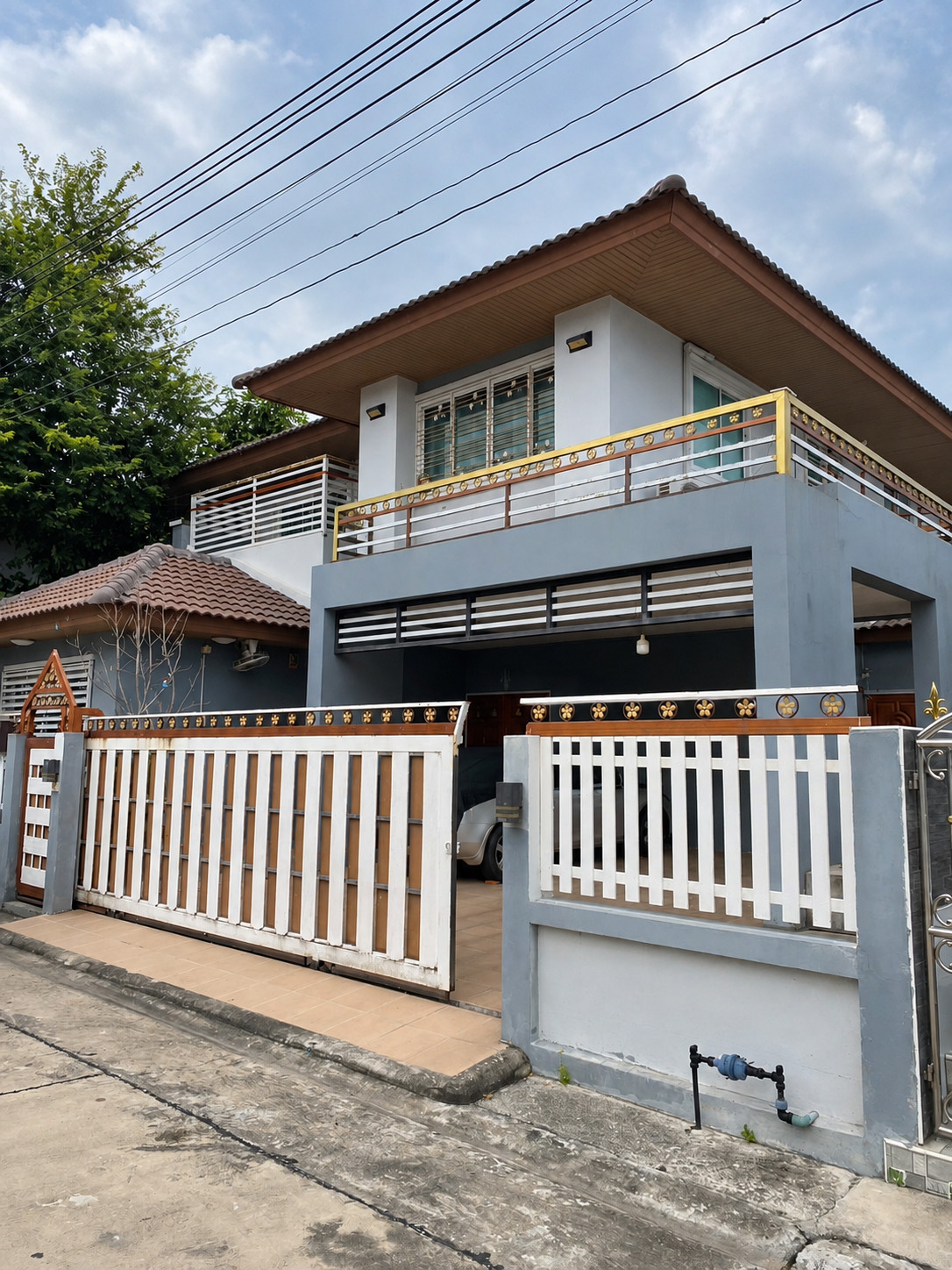 🏡 2-story detached house, 3 bedrooms, area 59.9 sq m., partially furnished ✨ 🏡 Grand Central Park 4