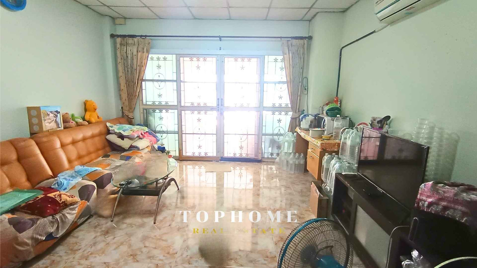🏡 ขายทาวน์เฮ้าส์ 2 ชั้น หมู่บ้านดีดีแลนด์ อยุธยา ✨ บ้านสภาพพร้อมอยู่ บรรยากาศดี ถนนในหมู่บ้านกว้าง – รูปที่ 3