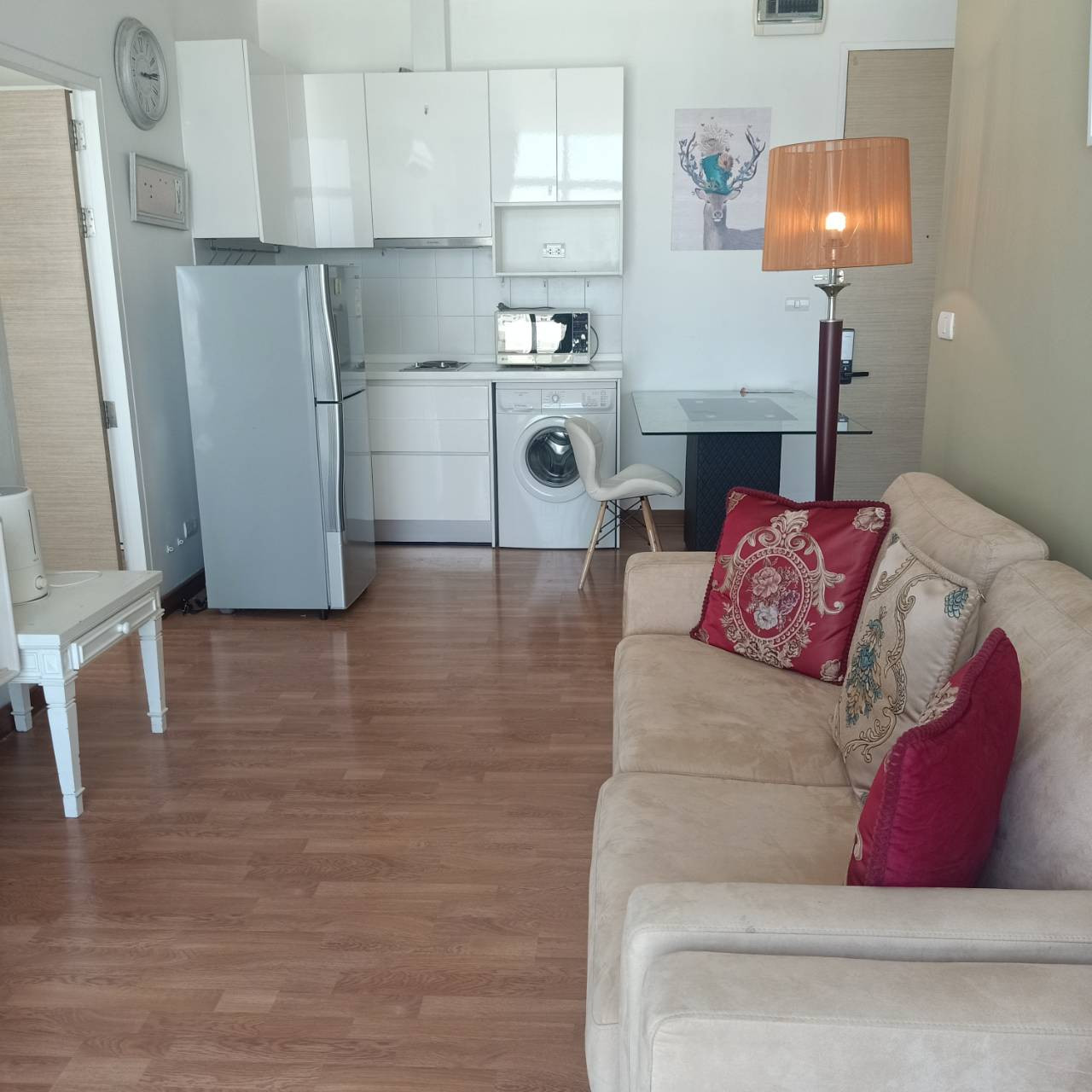 For RENT/SALE at Condo The Coast Bangna, The Coast Bangna, Near BTS Bangna, corner room, size 58.62 sq m., room on the 20th floor, 2 bedrooms, 1 living room, 2 bathrooms. – รูปที่ 3