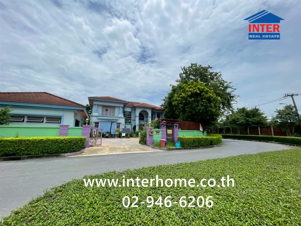 บ้านเดี่ยว 2 ชั้น 341.4 ตร.ว. หมู่บ้านนันทวัน รามอินทรา-วัชรพล ซอยสุขาภิบาล5 ซอย28 ถนนรามอินทรา ถนนสุขาภิบาล5 เขตบางเขน กรุงเทพมหานคร 