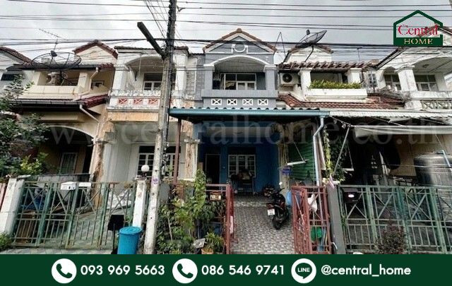 2-story townhouse, Nanthana Garden, Rangsit, Mueang Pathum Thani. Ready to move in Cheapest in the project