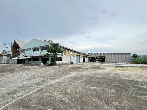 Factory for rent, Ekkachai, Bang Bon 4, Bangkok, area 4 rai + ready (Ror. 4) for recycling business.