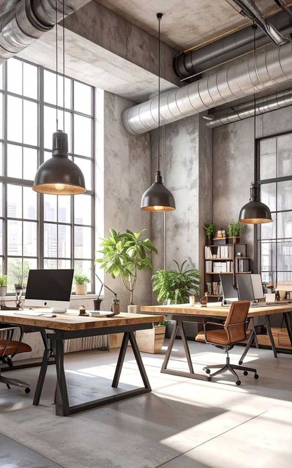 ให้เช่าสำนักงานตกแต่งพร้อมเฟอร์นิเจอร์สไตล์ Loft ย่านสาทร ขนาด 68 ตร.ม