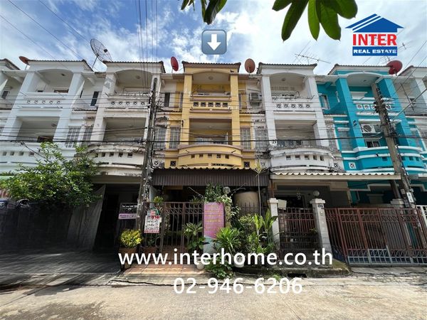 Townhome, 3 floors, 18 sq m, The Reno Nawamin Village, Soi Nawamin 86, Nawamin Road, Ramindra Road, Bueng Kum District, Bangkok.
