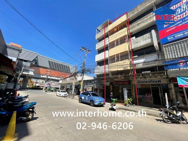 Commercial building 4.5 floors, 20 sq m. Commercial building near BTS. Soi Ramkhamhaeng 166 Kanchanaphisek Road, Ramkhamhaeng Road, Minburi District, Bangkok