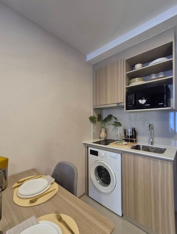 ให้เช่า The Base Ratchada 19 ✨ ห้องใหม่ มือหนึ่ง | เจ้าของปล่อยเอง | 1 Bedroom Plus 34 ตร.ม. | ชั้น 2 | พร้อมเข้าอยู่ 15 ต.ค. 2569 🐶🐱 Pet Friendly Building