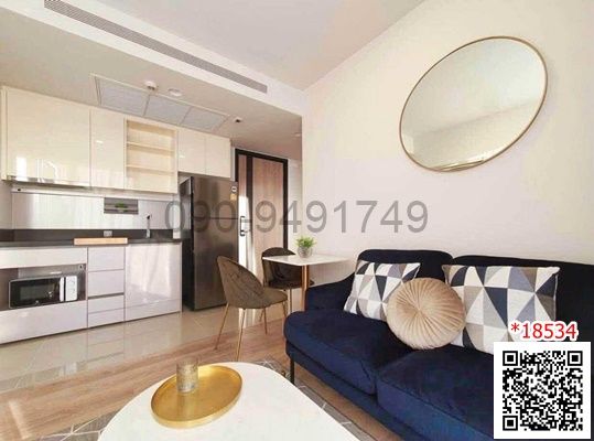 Condo for rent OKA HAUS Sukhumvit 36, 2 bedrooms, 18th floor, near BTS Thonglor.