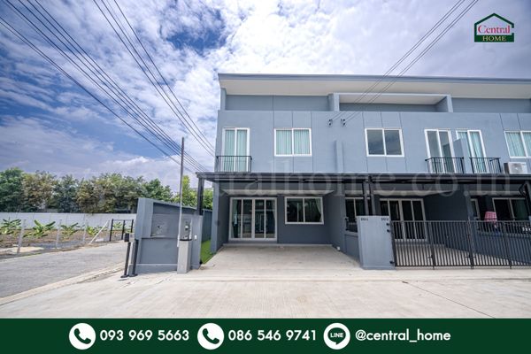 Townhome Home Rich Village Don Mueang Songprapha ready to move in.