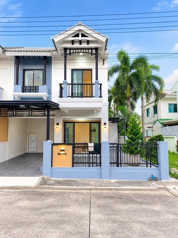 For Sale Townhouse/Townhome  , The Villa Rattanathibet , corner unit , MRT-Bang Rak Noi Tha It , Bang Kraso , Mueang Nonthaburi , Nonthaburi ,CX-177481
