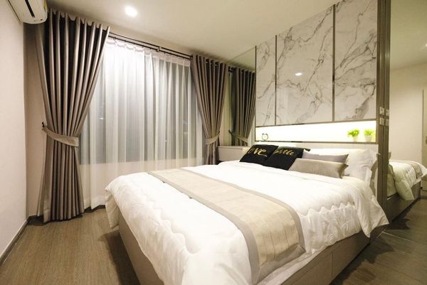 P-139933 For Rent IDEO Sukhumvit 93 | 1 Bedroom 1 Bathroom | 32 sq.m. | 5th Floor Building C | City View | Fully Furnished | 18,000 THB/month | Including Common Area Fee + 1 Parking Space📞 Line ID: @easythaihome | 085-592-2897