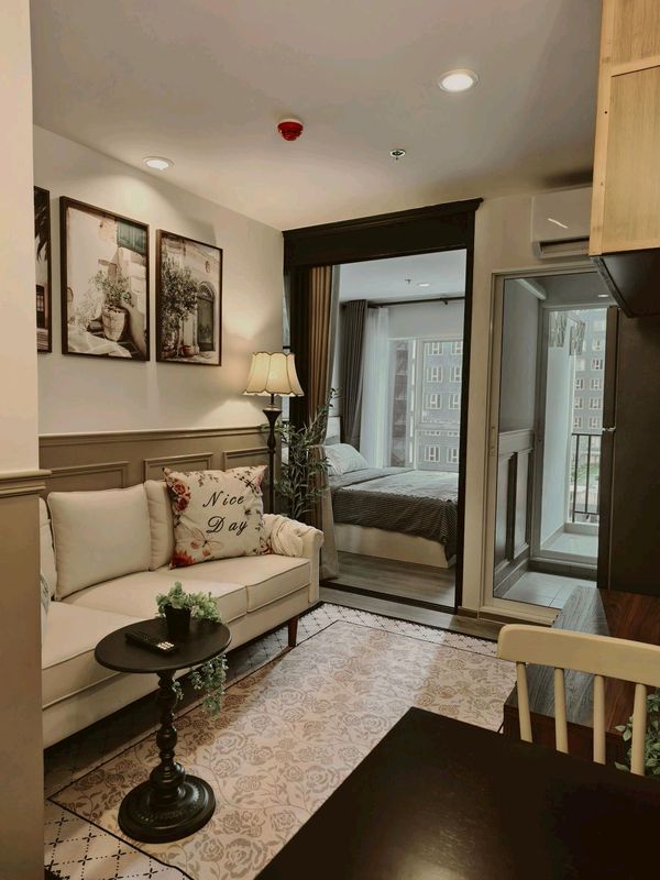 ✨🏢 Condo for rent, Regent Home Bangna ✔️ Building D, 7th floor, pool view, ready to move in 1 Oct. ✔️ Fully decorated, ready to move in