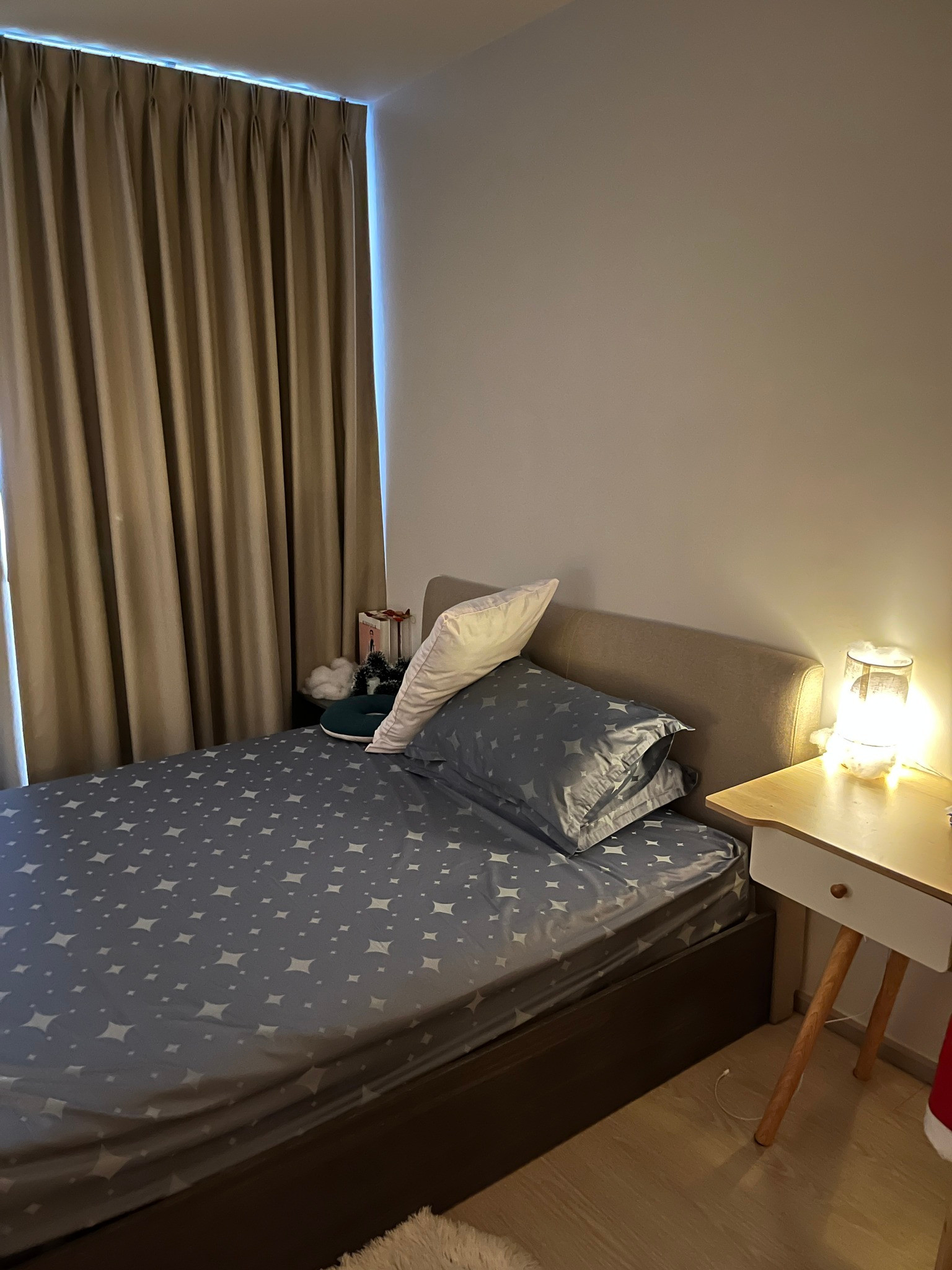 P-48476 For Rent Elio Del Nest Udomsuk | 1 Bedroom 1 Bathroom | 34 sq.m. | 22nd Floor Building C | City View | Fully Furnished | 15,000 THB/month | Including Common Area Fee + 1 Parking Space📞 Line ID: @easythaihome | 085-592-2897