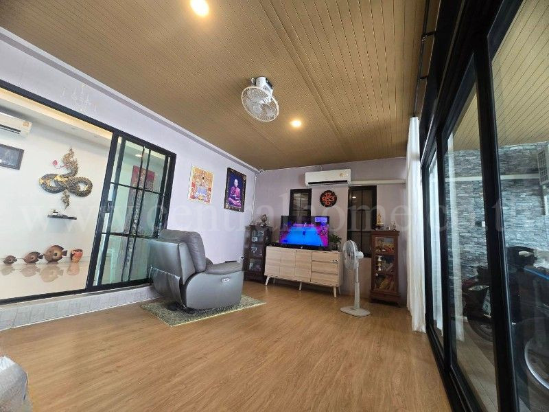 บ้านเดี่ยว ชั้นเดียว 91 ตรว. สไตล์นอร์ดิก (Nordic House Style) สวยหรู ร่มรื่น กว้างขวาง พร้อมเข้าอยู่ได้ทันที – รูปที่ 3