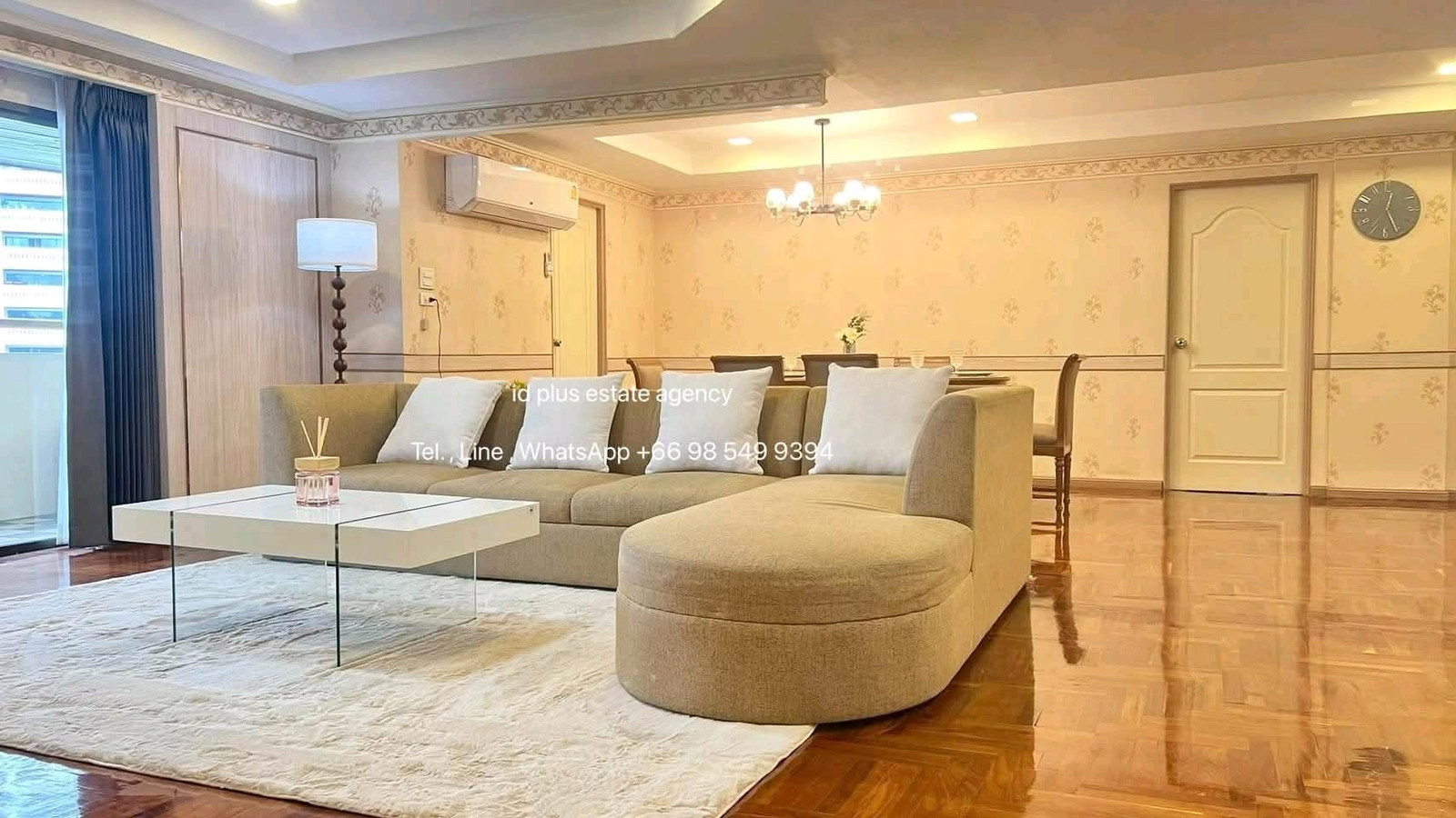 Condo with Pet friendly for Rent 🐈 3 bedrooms 4 bathrooms + maid room for 280 sq.m On 14th floor. fully furnished and electrical appliances. Walk 9 mins. To BTS Phnom phong. Rental Only for 85,000  / M. – รูปที่ 3