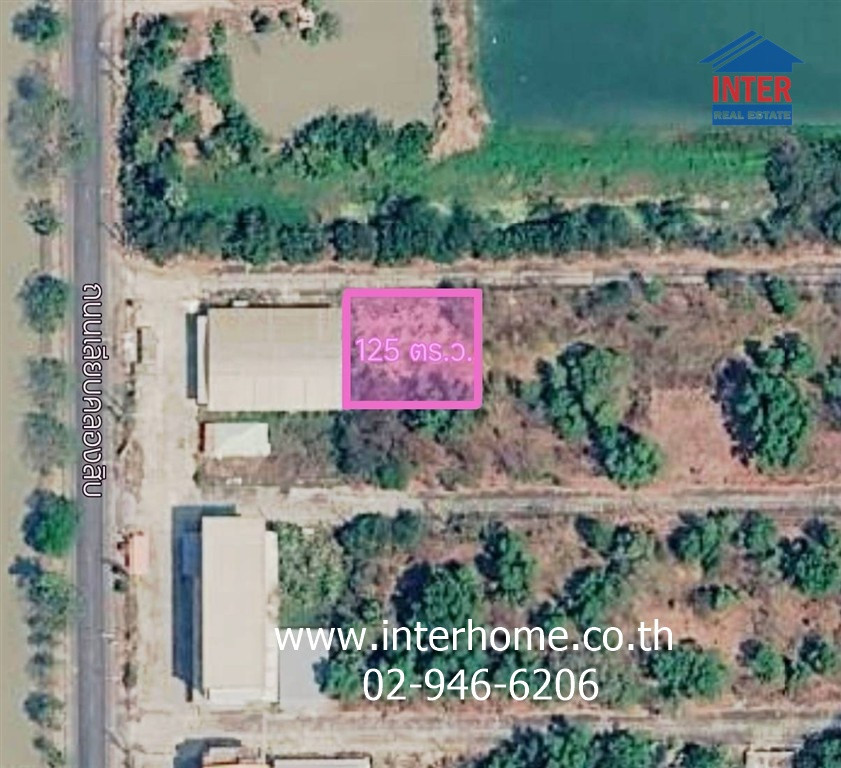 Empty land 125 sq m. Land near Nong Suea Hospital. National Highway No. 3261 Rangsit-Nakhon Nayok Road, Nong Suea, Pathum Thani