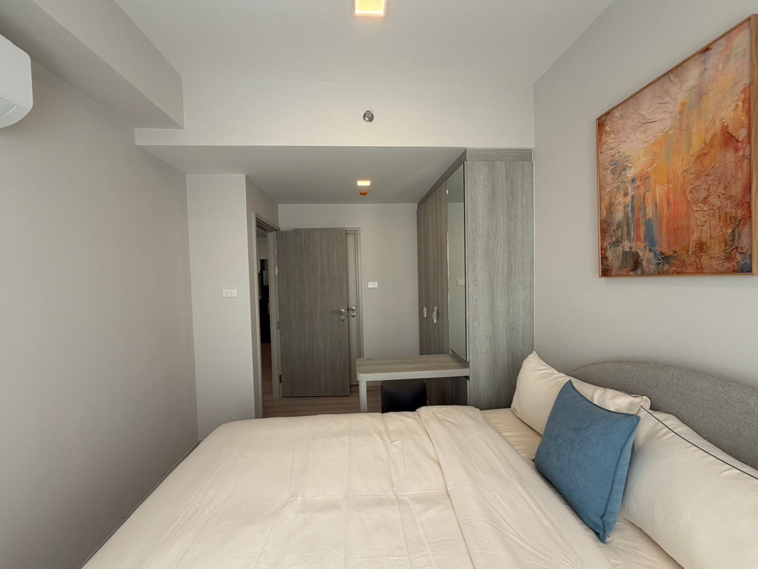 Corner room for rent, central view! COBE Ratchada-Rama 9, Building A, 8th floor, Unit 1 Plus, 36 sq m., only 25K/month 🚀✨ – รูปที่ 4