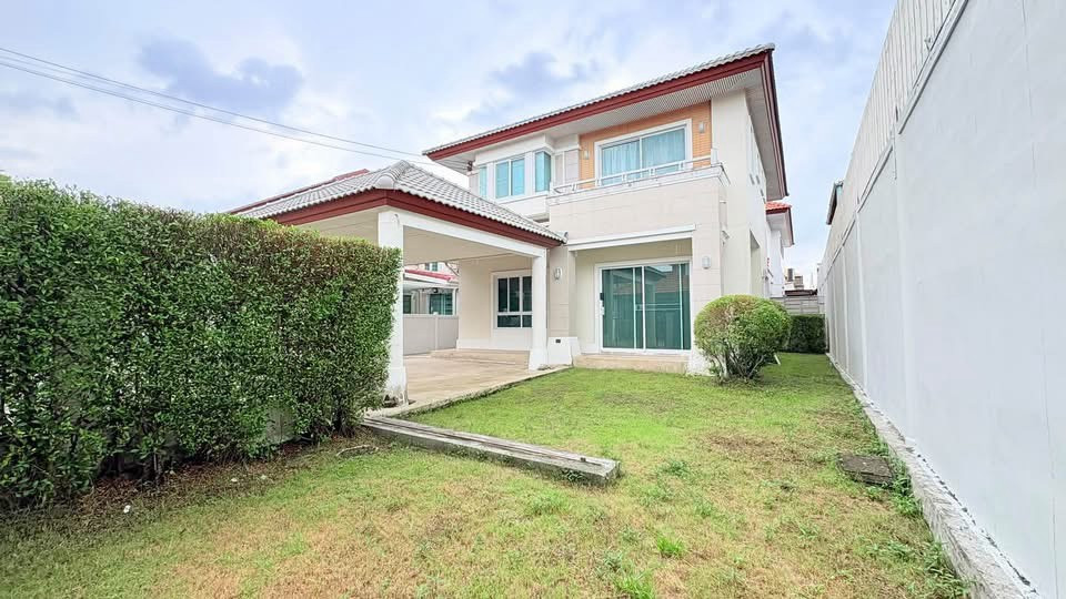 🏡 For rent, corner detached house, Chuan Chuen City Prime Park Watcharapol, 3 bedrooms, 3 bathrooms, spacious house, complete functions, has private space around the house. With a multi-purpose room on the ground floor 🐶 Pets allowed 💰 Rent 30,000 baht/mo – รูปที่ 2