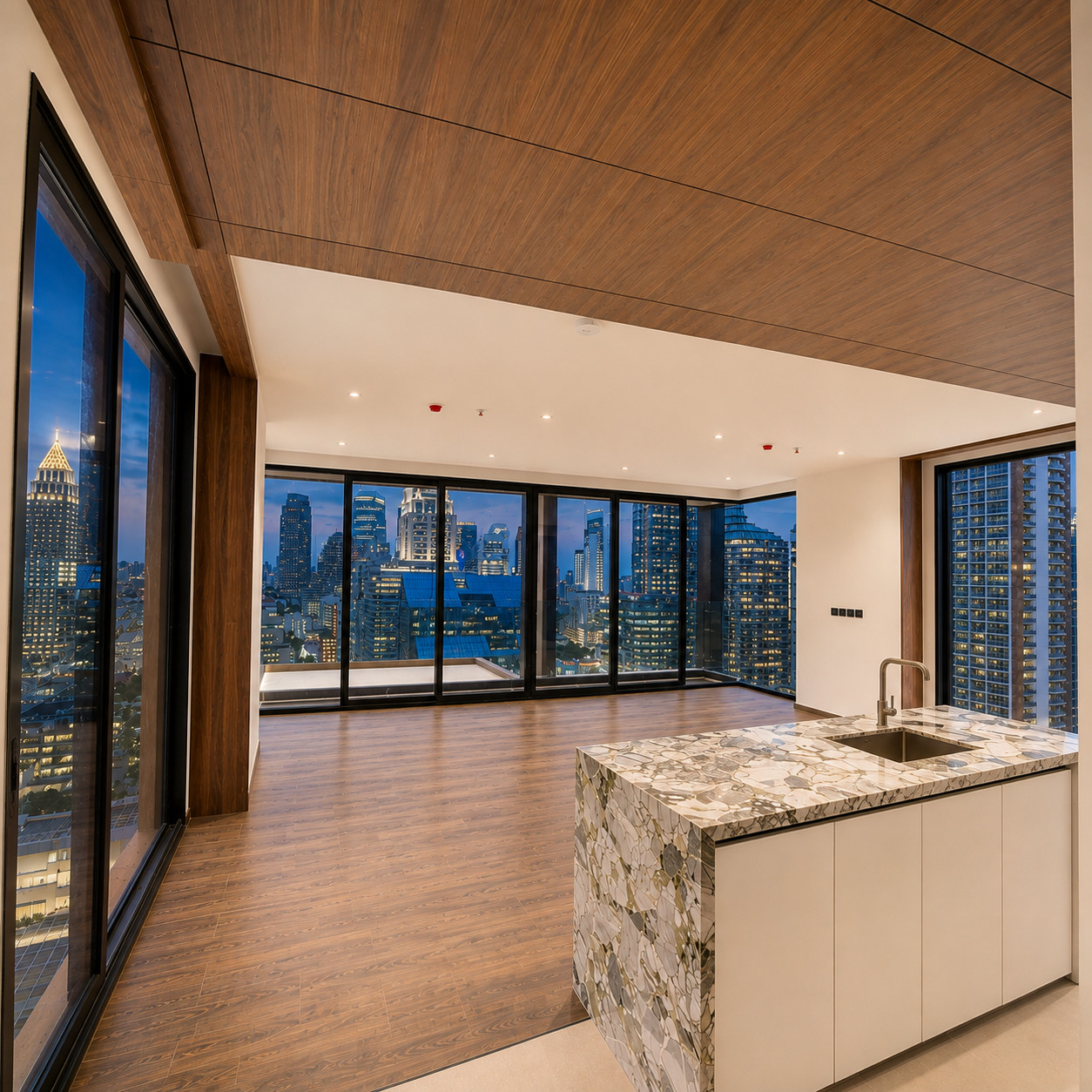 3 ห้องนอน sky villa 165.80 ตารางเมตร ROMM CONVENT ตำแหน่งหายาก มีห้องเดียว ได้ระเบียงยาว HIGH FLOOR