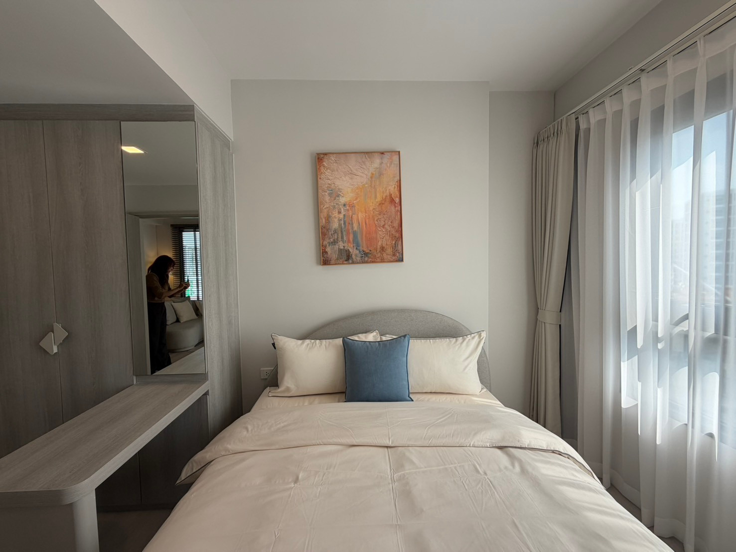 Corner room for rent, central view! COBE Ratchada-Rama 9, Building A, 8th floor, Unit 1 Plus, 36 sq m., only 25K/month 🚀✨ Corner room for rent, central view! COBE Ratchada-Rama 9, Building A, 8th floor, Unit 1 Plus, 36 sq m., only 25K/month 🚀✨
