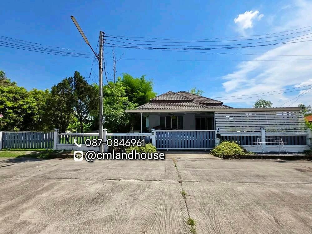 บ้านริมทุ่ง เนื้อที่กว้างๆ 109 ตรว. หน้าตลาดแม่คือ ใกล้เมือง 10กม. เข้าซอยหน้าตลาดแม่คือ 1กม. ที่ดินเหลือกว้าง ลดราคา ถูกสุดในย่านนี้ – รูปที่ 3