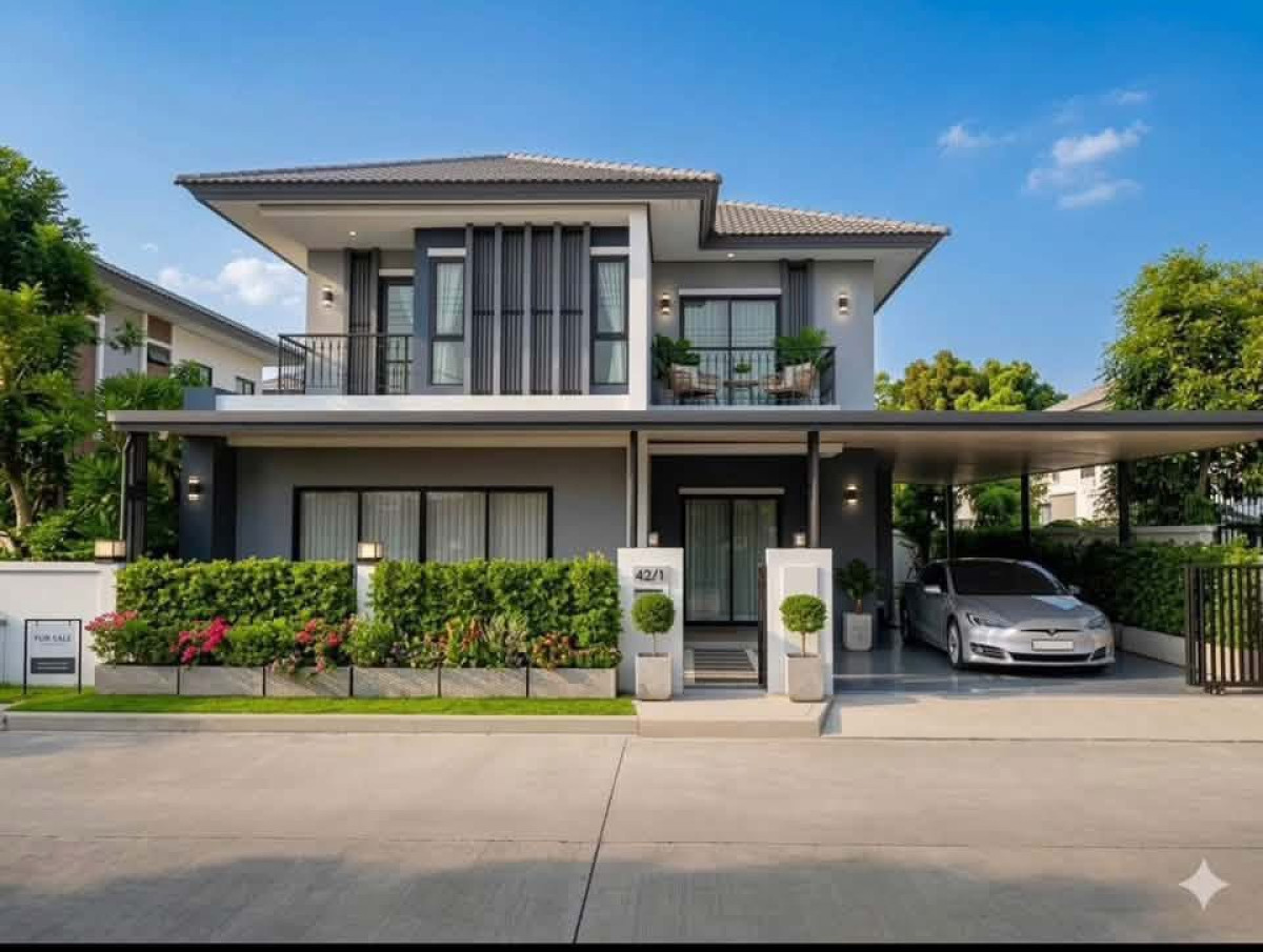 For Sale House , BaanFah Greennery TIWA Pinklao-Sai 5 , wide frontage , newly renovated , Bang Krathuek , Sam Phran , Nakhon Pathom , CX-177285