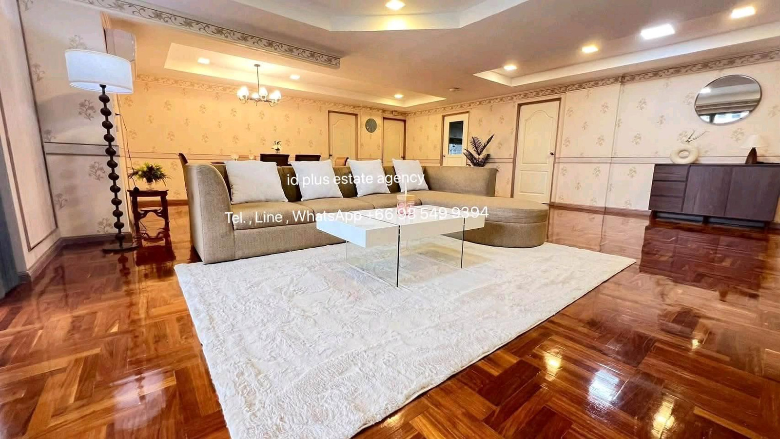 Condo with Pet friendly for Rent 🐈 3 bedrooms 4 bathrooms + maid room for 280 sq.m On 14th floor. fully furnished and electrical appliances. Walk 9 mins. To BTS Phnom phong. Rental Only for 85,000  / M. – รูปที่ 4