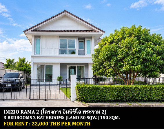 FOR RENT INIZIO RAMA 2 / 3 bedrooms 2 bathrooms / 50 Sqw. 150 Sqm. **22,000** CLOSE TO CENTRAL PLAZA RAMA 2 FOR RENT INIZIO RAMA 2 / 3 bedrooms 2 bathrooms / 50 Sqw. 150 Sqm. **22,000** CLOSE TO CENTRAL PLAZA RAMA 2