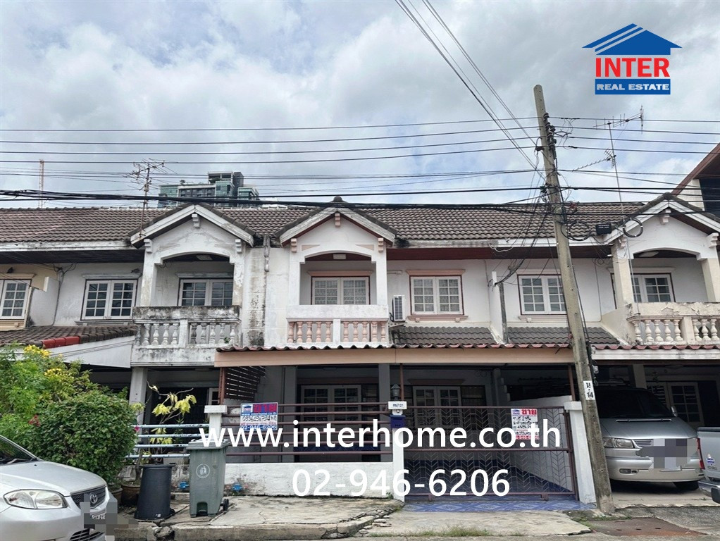 Townhome, 2 floors, 24 sq m, Fah Luang Village 6. Near Panyapiwat Institute of Management Soi Chaengwattana-Pak Kret 27, Chaengwattana Road, Pak Kret, Nonthaburi