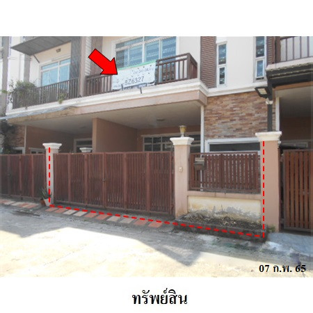 [ขายถูกกว่าตลาด 15%] ทาวน์โฮม 3 ชั้น นนทรี แกลลอรี่ นครอินทร์-พระราม 5 หน้ากว้าง 7.5 ม. 24.4 ตร.ว. ใกล้แม็คโคร และวงเวียนพระราม 5  เพียง  3,739,000.- – รูปที่ 3