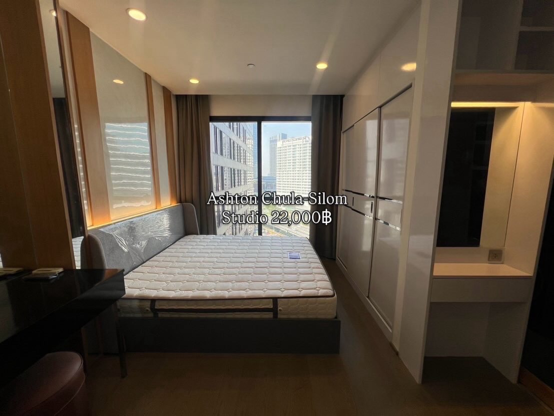 🔥 ให้เช่า Ashton Chula – Silom | เพียง 22,000฿/เดือน 🔥🛏️ Studio | 25 ตร.ม. 💥 ห้อง Studio ราคาดี ทำเลสามย่าน ใกล้ MRT เดินทางสะดวก พร้อมเข้าอยู่ 📞 Contact Aomam (Agent) 📱 Tel / Line ID : 095-587-1692 💬 WhatsApp : +66 95 5871692
