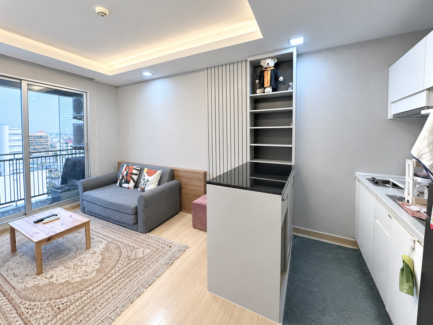 ทรู ทองหล่อคอนโด 1ห้องนอน 1ห้องน้ำ 38ตรม. ชั้น 14 แต่งสวยครบ พร้อมอยู่ ราคา 17,000 บาท
