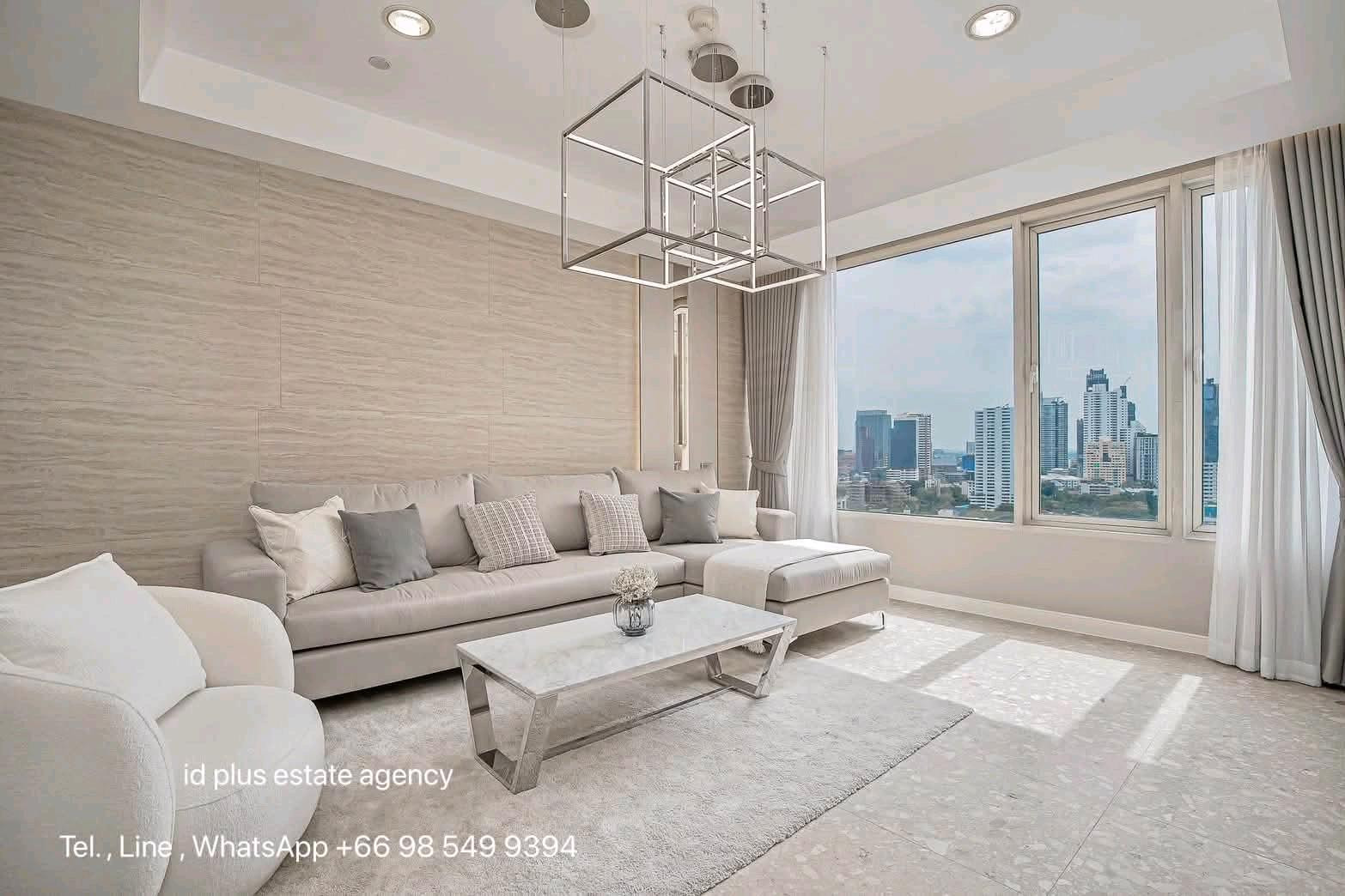 Condo Pet friendly 🐈 for Sale/Rent 3 bedrooms 3 bathrooms 1 Maid Room for 164 sq.m Unbloked view On 18th floor. fully furnished and electrical appliances. Walk 5 mins. To The Commons Thonglor. Sale Only for 29MB. / Rental Only for 130,000 / M. – รูปที่ 3