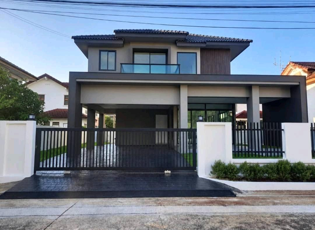 🔥Single house for sale, newly renovated, Chollada Village, Bang Bua Thong, area 70 sq m.
