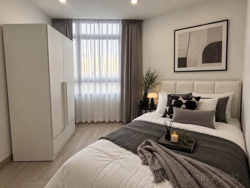 ghd000900 Condo for Sale Fak Khao PodeRamkhamhaeng 40 Size 53 sq.m. 2 bedrooms 1 bathroom 11th floor Building 2 ghd000900 Condo for Sale Fak Khao PodeRamkhamhaeng 40 Size 53 sq.m. 2 bedrooms 1 bathroom 11th floor Building 2
