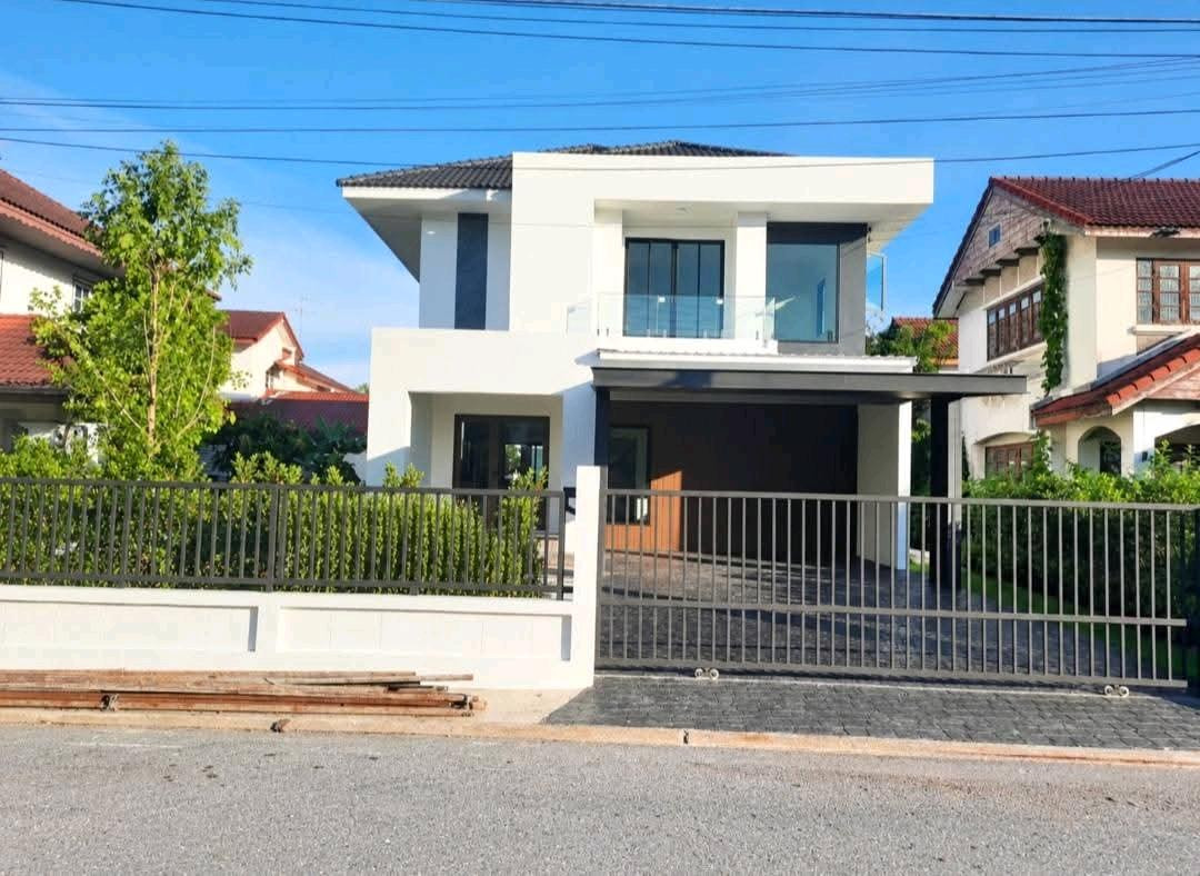 🔥Single house for sale, newly renovated, Chollada Village, Bang Bua Thong, area 79 sq m.