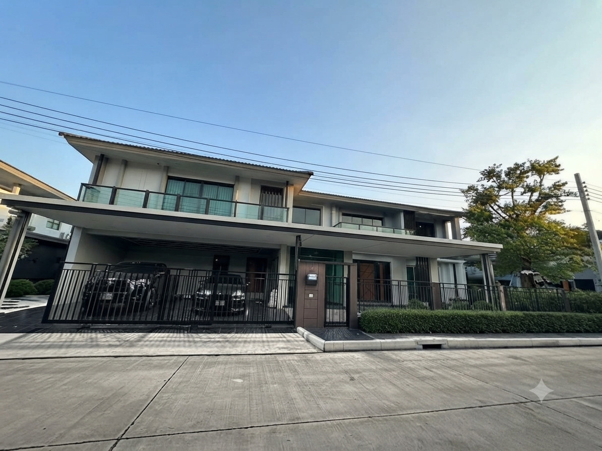 โครงการภัสสร พุทธมณฑลสาย2 - บางแวก ขนาด 108 ตรว. แบบบ้านขนาดใหญ่สุดในโครงการ พื้นที่ใช้สอย เกือบ 500 ตรม.