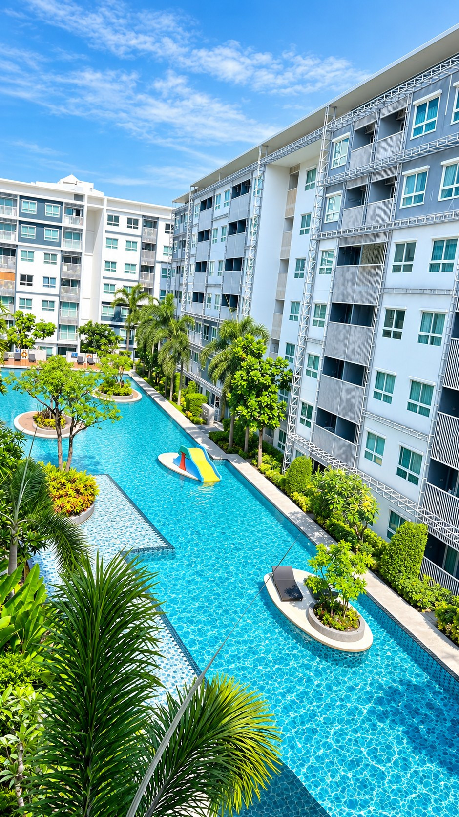 For sale: The Trust Condo Hua Hin, 4th floor, pool view, good location, close to the sea only 150 meters.