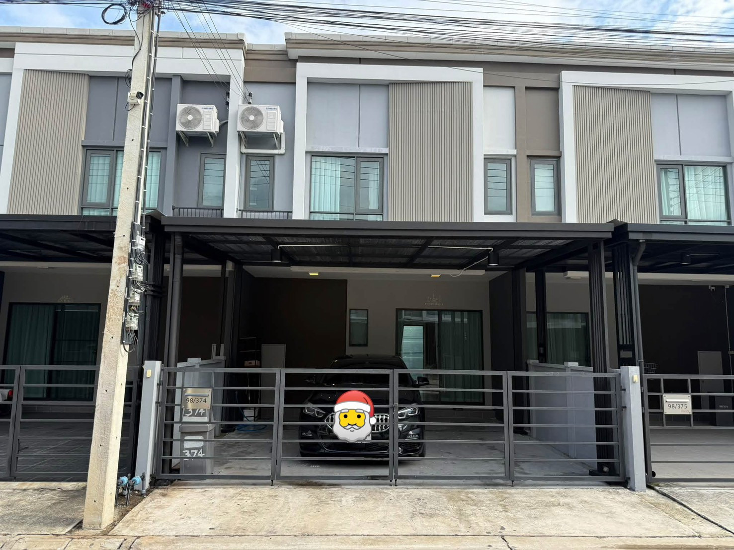 🏡🔥 Special promotion! 2-story townhome Grande Pleno Phahol - Vibhavadi, 2 bedrooms, 2 bathrooms, ready to move in | Fully furnished | Parking for 2 cars.