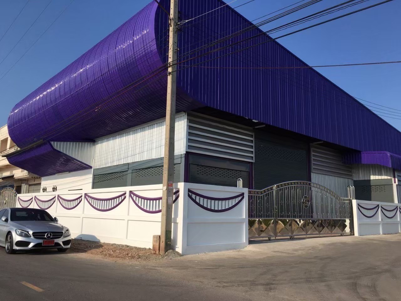 Warehouse for sale with office + meeting room, Samut Songkhram, good location, next to the road on 2 sides, Rama 2. – รูปที่ 4