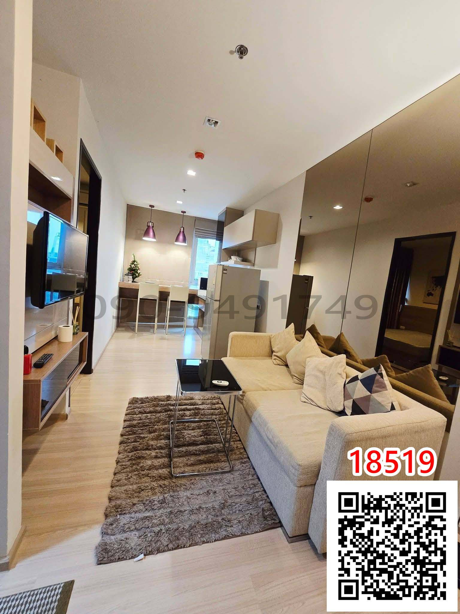 เช่า คอนโด Rhythm สาทร 21 ชั้น 34 วิวเมืองตึกมหานคร ใกล้ BTS สะพานตากสิน  – รูปที่ 2