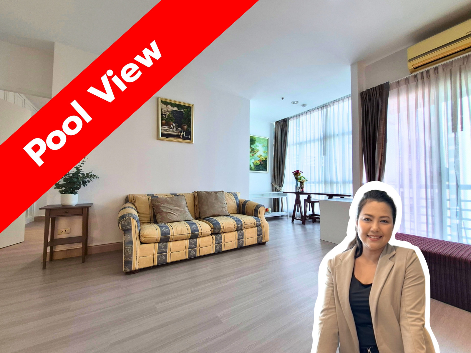 ให้เช่าคอนโด The Fourwings Residence | 1 ห้องนอน 68 ตร.ม. REF. F220909