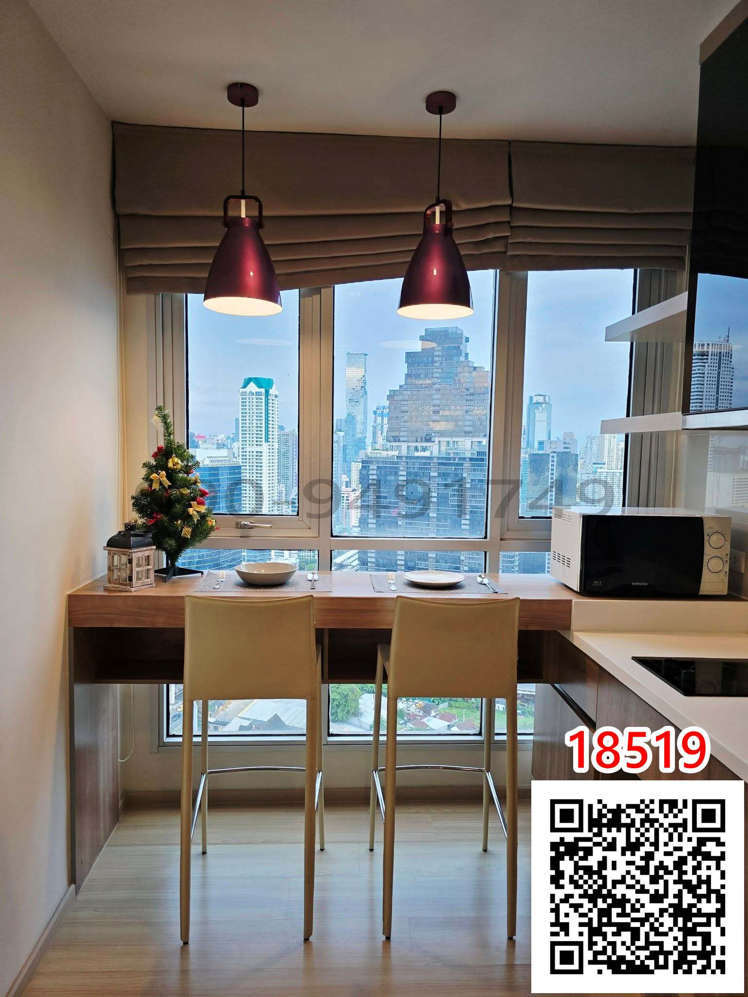 เช่า คอนโด Rhythm สาทร 21 ชั้น 34 วิวเมืองตึกมหานคร ใกล้ BTS สะพานตากสิน  – รูปที่ 3