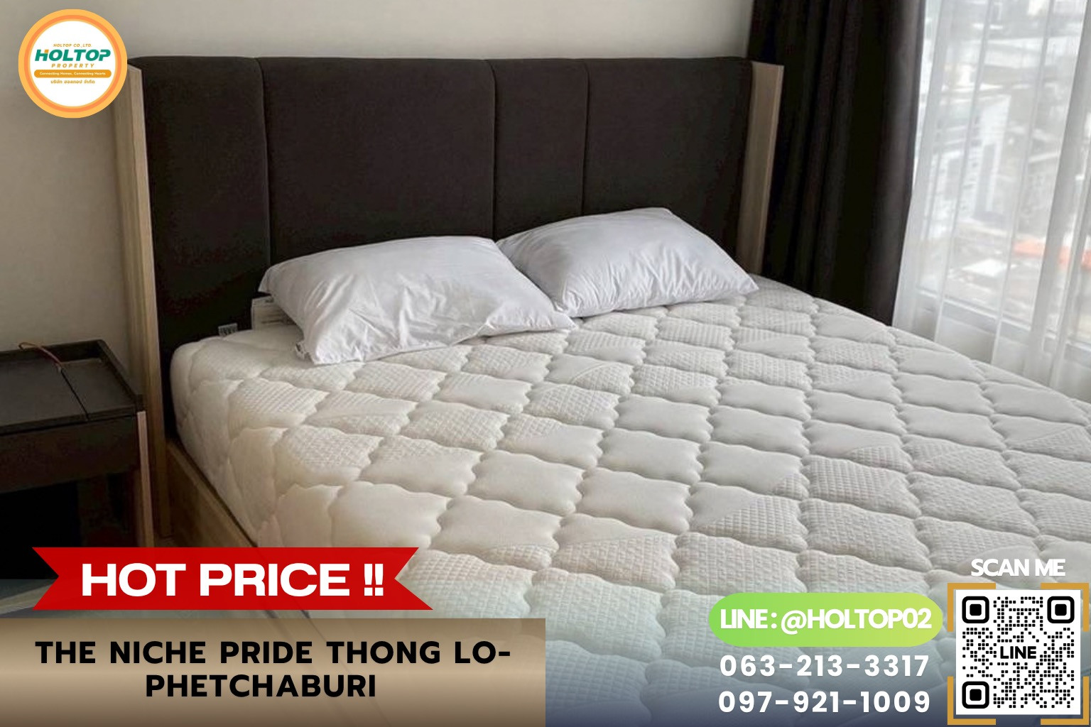 #R10930 ให้เช่าคอนโด The Niche Pride Thong Lo-Phetchaburi