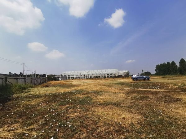 Land for sale with factory structure, Ratchaburi, Ban Pong District