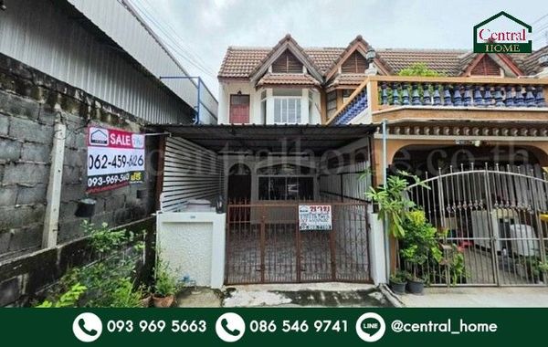 ทาวน์เฮ้าส์ สนามบินน้ำ ซอยนนทบุรี 20  (ซอยโรงน้ำแข็ง) รีโนเวทใหม่ หลังริม ราคาถูก