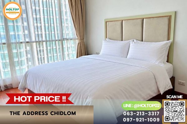 #R10937 ให้เช่าคอนโด The Address Chidlom